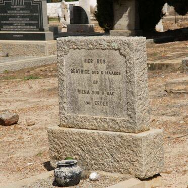 EEDEN Beatrice,van :: VAN EEDEN Riena