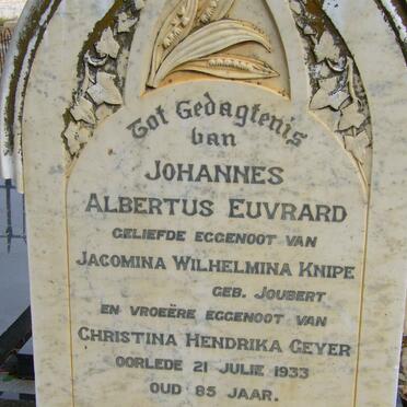 EUVRARD Albertus -1933