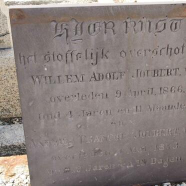 JOUBERT Willem Adolf -1866 :: JOUBERT Andries Francois -1973