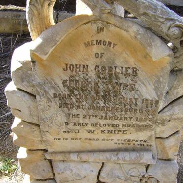 KNIPE John Godlieb George 1839-1893