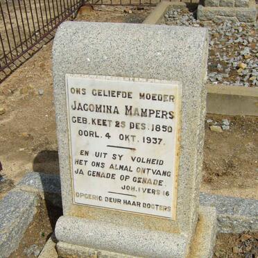 MAMPERS Jacomina nee KEET 1850-1937