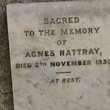 RATTRAY Agnes -1930