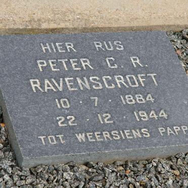 RAVENSCROFT Peter C.R. 1884-1944