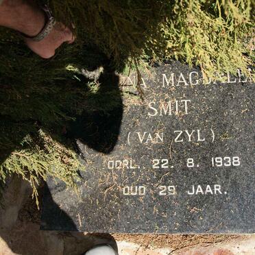 SMIT  Anna Magdalena nee VAN ZYL -1938