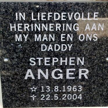 ANGER Stephen 1963-2004