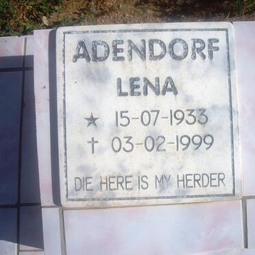 ADENDORF Lena 1933-1999