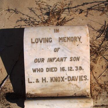 DAVIES Baby, KNOX -1938