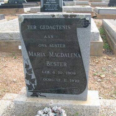 BESTER Maria Magdalena 1906-1970