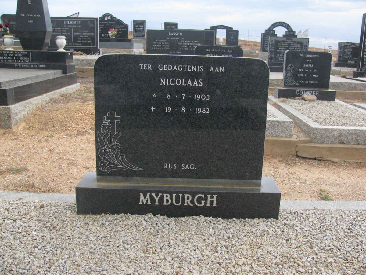 MYBURGH Nicolaas 1903-1982