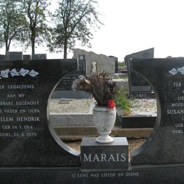 MARAIS Willem Hendrik 1914-1975 &amp; Susanna Sophia VISSER 1916-2002 :: ROSSOUW Helena nee MARAIS 1940-1994 