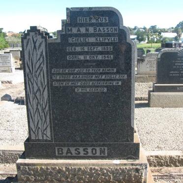 BASSON M.A.N. 1895-1941