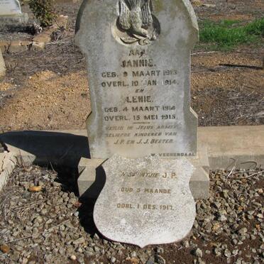 BESTER Jannie 1913-1914 :: Lenie 1914-1915 :: J.P. -1917