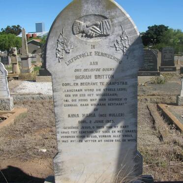 BRITTON Ingram &amp; Anna Maria MULLER -1925