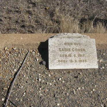 COHEN Sadie 1917-1935