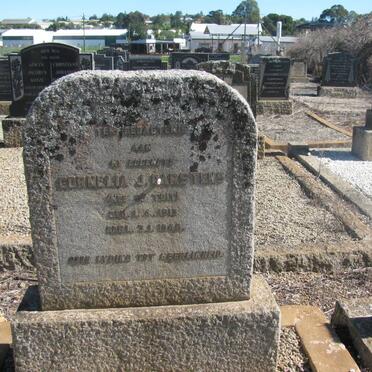 CARSTENS Cornelia J. nee du TOIT 1913-1946