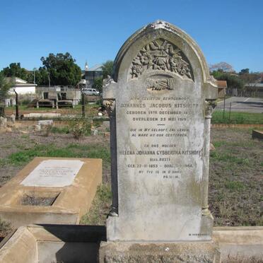 KITSHOFF Johannes Jacobus 1857-1919 &amp; Helena Johanna Gysbertha RUST 1853-1944