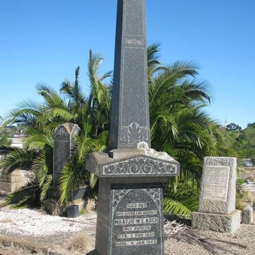 KOCH A.C. 1855-1937 &amp; Maatjie W.E. BURGER 1856-1947