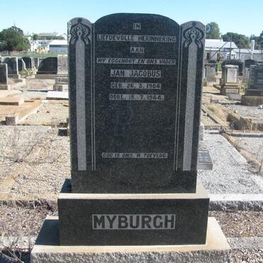MYBURGH Jan Jacobus 1904-1944
