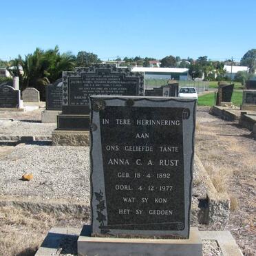RUST Anna C.A. 1892-1977