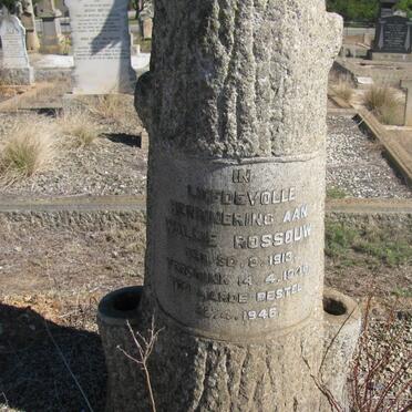 ROSSOUW Wallie 1913-1946