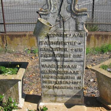 RETIEF Frans 1918-1932