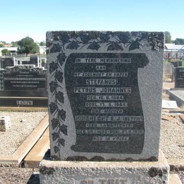 TOIT Stefanus Petrus Johannes, du 1884-1945 &amp; Huibrecht E.J. LAMBRECHTS 1895-1979 :: du TOIT Anna E. 1916-1977