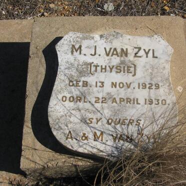 ZYL M.J., van 1929-1930