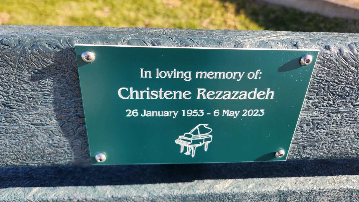 REZAZADEH Christene 1953-2023