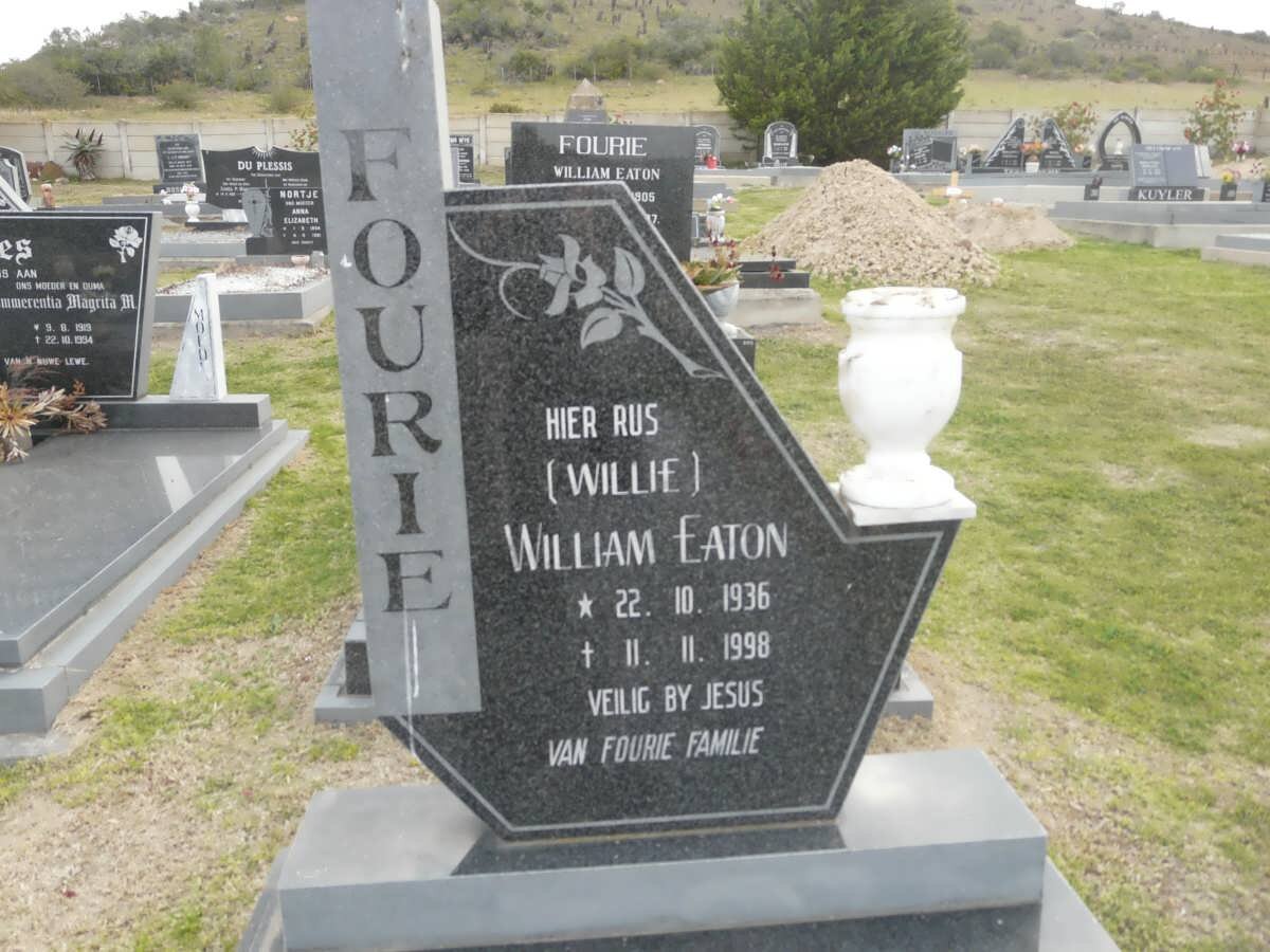 FOURIE William Eaton 1936-1998