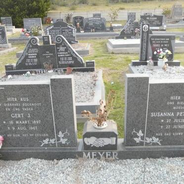 MEYER Gert J. 1897-1967 &amp; Susanna Petronella 1905-1994