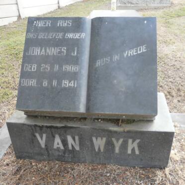 WYK Johannes J., van 1908-1941