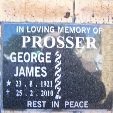 PROSSER George James 1921-2010