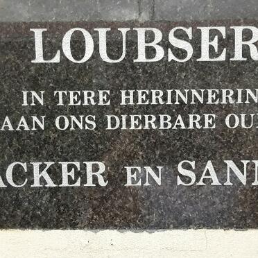 LOUBSER Acker &amp; Sannie