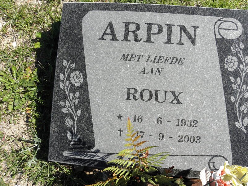 ARPIN Roux 1932-2003