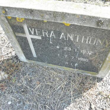 ANTHONY Vera 1932-1980