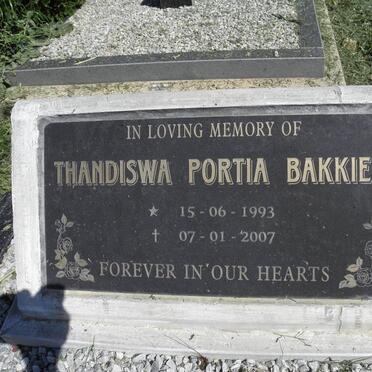 BAKKIES Thandiswa Portia 1993-2007