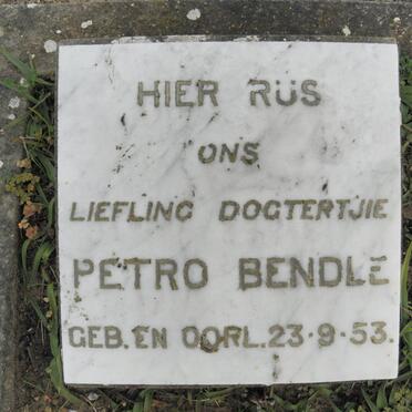 BENDLE Petro 1953-1953