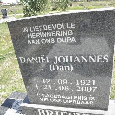 BRIESIES Daniel Johannes 1921-2007