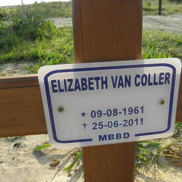 COLLER Elizabeth, van 1961-2011