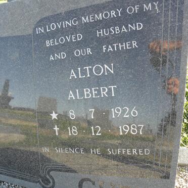 CUFF Alton Albert 1926-1987