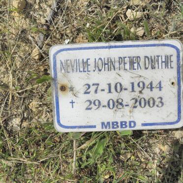 DUTHIE Neville John Peter 1944-2003