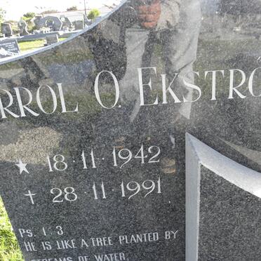 EKSTRÖM Errol O. 1942-1991