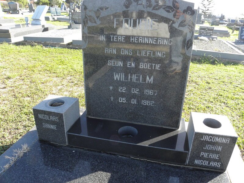 FOURIE Wilhelm 1967-1982