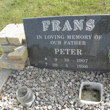 FRANS Peter 1907-1986