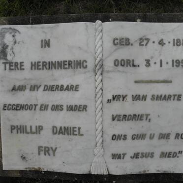 FRY Phillip Daniel 1885-1952