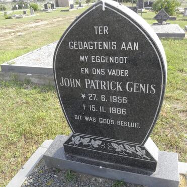 GENIS John Patrick 1956-1986