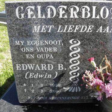 GELDERBLOEM Edward B. 1939-2006