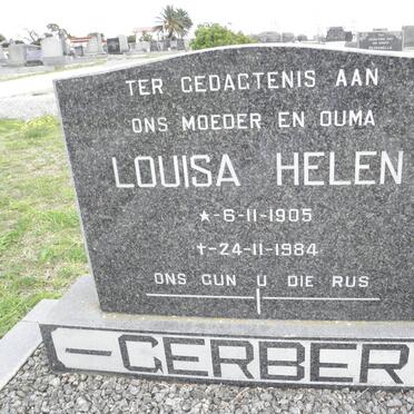 GERBER Louisa Helen 1905-1984