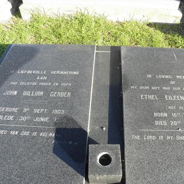 GERBER John William 1903-1976 &amp; Ethel Eileen OLSEN 1908-1973