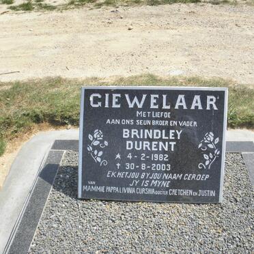 GIEWELAAR Brindley Durent 1982-2003